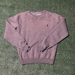 Distressed Polo Grey Sweatshirt